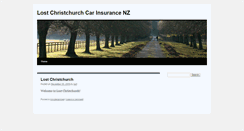 Desktop Screenshot of lostchristchurch.org.nz