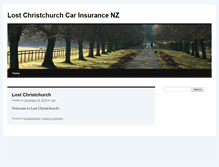 Tablet Screenshot of lostchristchurch.org.nz